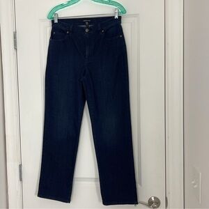 Eileen Fisher Dark Blue Straight Leg Jeans